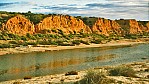 Cooper Creek - Cuttupirra Waterhole - Steilufer bei Sonnenuntergang_C04-32-05.JPG